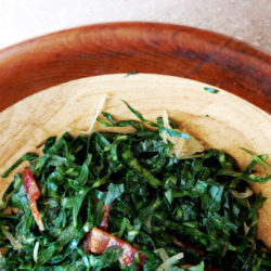 Massaged Collard Greens Salad