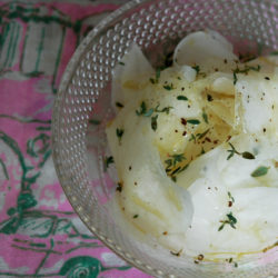 Shaved Kohlrabi Salad