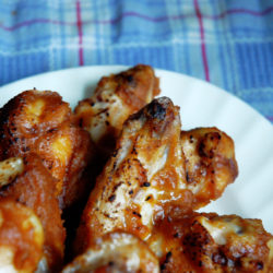 Squash Glazed Chicken Wings